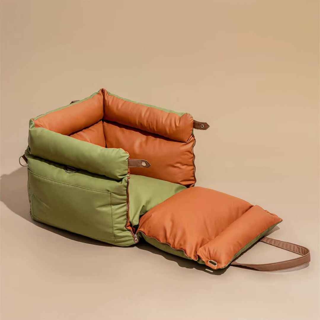Dog Car Seat Bed – Booster Style, Comfortable for Travel