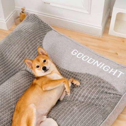 Large Dog Bed – Thick, Scratch-Resistant Cushion for Pets