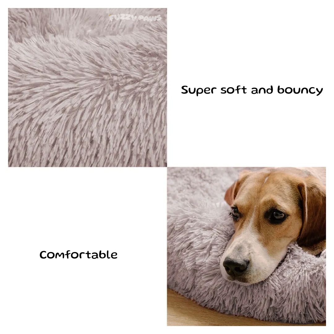 Round Cloud Pet Bed – Washable with Zipper – For Dogs and Cats