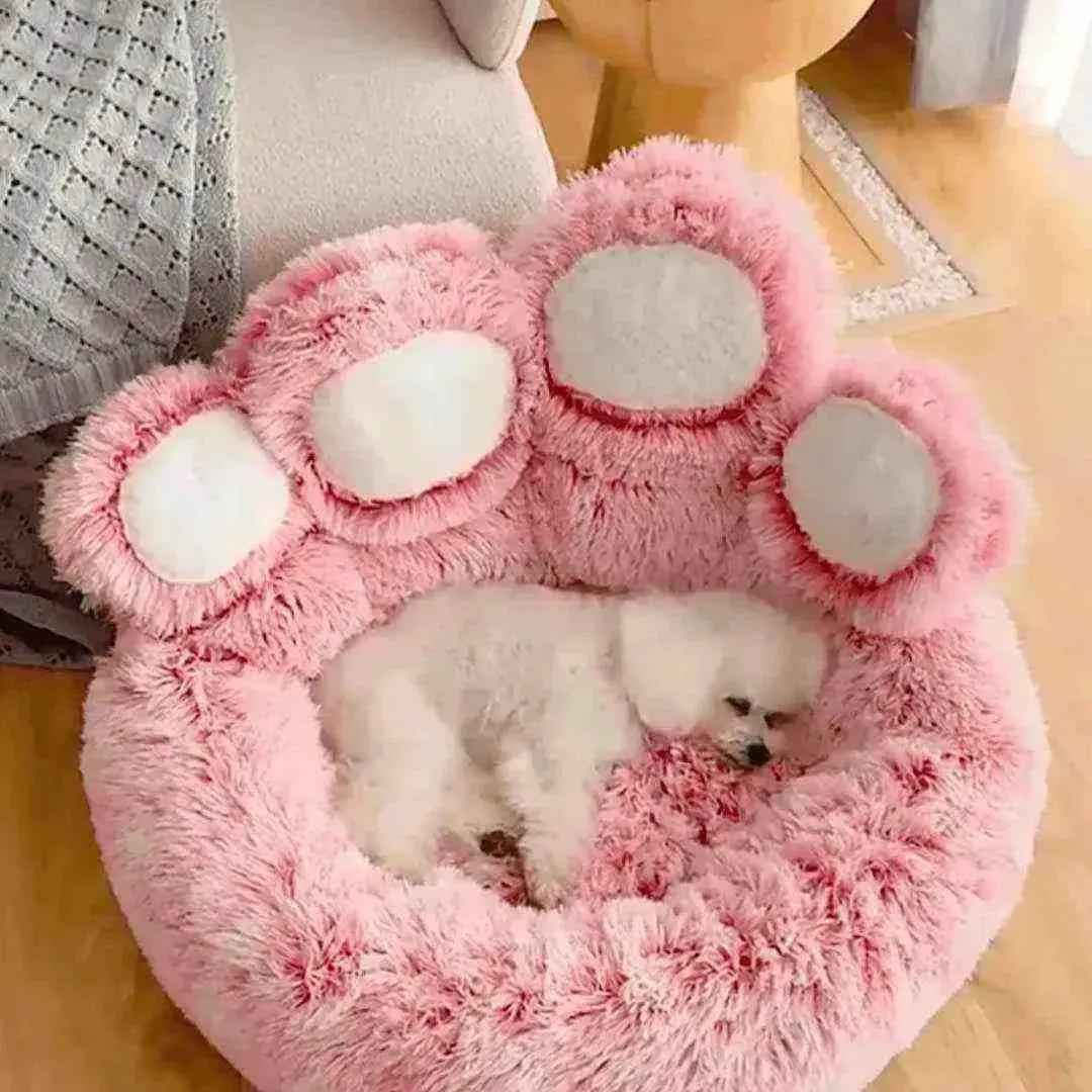 Cama Nuvem com Quatro Patas Sem Zíper no Assento, Lavável para Cães e Gatos - Mundo Animalito